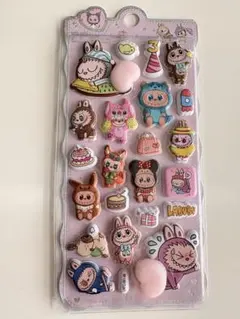 3Dぷっくりおしりシール ラブブ