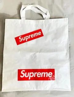 Supreme エコバッグ ホワイト 中X1枚