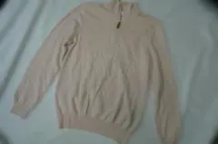 ユニクロ カシミヤ100％ ZIPデザイン セーター メンズ S