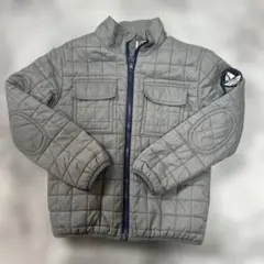 プチバトー　キルティングジャケット 114cm グレー