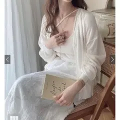 シアーニットカーディガン「sm111」