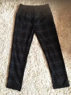 GARCON deux チェック柄パンツ