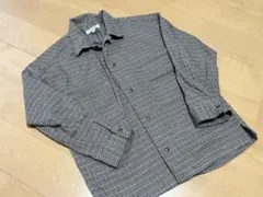 GLOBAL WORK チェック柄 長袖シャツ 140