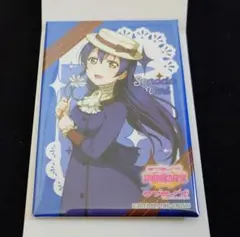 園田海未 しかくい缶バッジ バレンタイン ラブライブ！ μ's スクエア