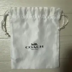 【COACH】 サテン生地　小物入れ　巾着　化粧ポーチ　レディース　即購入歓迎