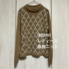 INDIVI インディヴィ レディース 長袖 ニット セーター 38 M