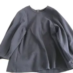 UNITED ARROWS GREEN LABEL ネイビー五分袖トップス