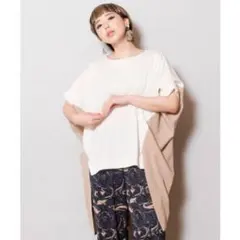 新品タグ付きosmosis サイドドレープバックロングプルオーバーのサムネイル