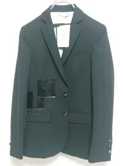 未使用タグ付き DIESEL ブラック テーラードジャケット