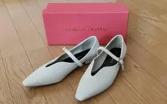 oriental Traffic ベルトデザインフラットパンプス 23㎝