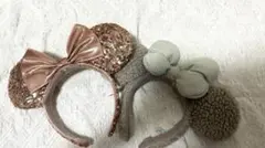 ディズニー ミッキー耳カチューシャ 2個