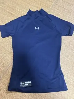 UNDER ARMOUR ネイビー ハイネック アンダーシャツ YXL