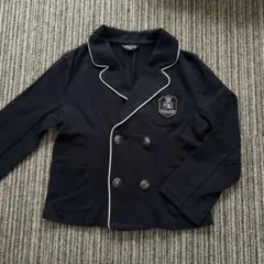 COMME CA ISM ダブルブレストジャケット 130A ネイビー