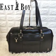 極美品　EAST BOY イーストボーイ　ピンク刺繍　自由の女神　スクールバッグ