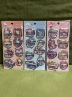 正規品 サンリオキャラクター ウォーターシール セット 3種類