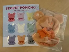 【ディズニー ユニベアシティ シークレットポンチョ】オレンジ