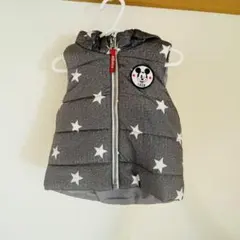 Ｈ＆Ｍ ミッキーマウス 星柄ダウンベスト フード付き18-24ヶ月