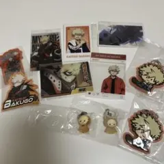 ヒロアカ　爆豪勝己　カード　ステッカー　めじるし　チャーム　アクセサリー　ガチャ
