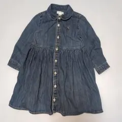 80〜85★ラルフローレン★ポニー刺繍！デニムワンピース★