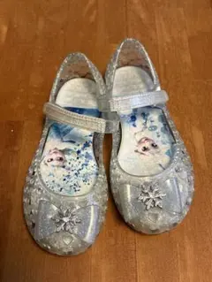 【19cm】キラキラ　ジェリーサンダル　ディズニー　エルサ　アナ雪のサムネイル