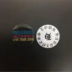 Happinessロゴ缶バッチ