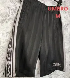 UMBRO アンブロ ジャージ ハーフパンツ M メンズ 黒