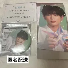 &TEAM CAFE HARUA ハルア 缶バッチ メッセージカード 予約特典