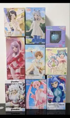 【超豪華9個セット‼️】美少女系 プライズ フィギュア まとめ売りのサムネイル