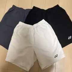 ヨネックス、ミズノ　ハーフパンツ 3色セット