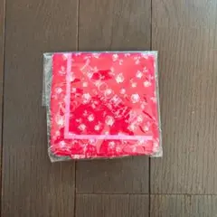 未開封）L'OCCITANE 花柄 ハンカチ ピンク