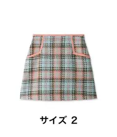 SNIDEL ロービングチェック スカショーパン ミニスカート ショートパンツ