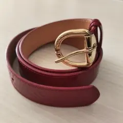 LOUIS VUITTON エピ ベルト レッド ゴールド金具 - メルカリ