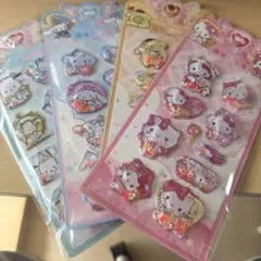 ウォーターシール　キャラクターシール 4枚セット　自由組み合わせ相談可能