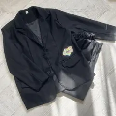 150センチ　ブラックスーツセット（ブレザー・パンツ）