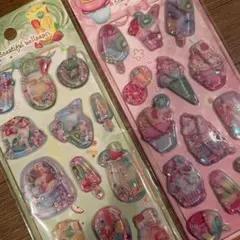 つ*み様 ウォーターシール　水入りシール　キラキラシール　オーロラアイスシール