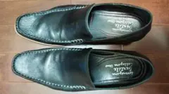 ブラックレザー ローファー