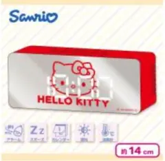 【新品未開封】ハローキティ ミラークロック レッド