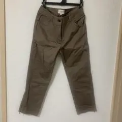 LAURA ASHLEY チノパン 14 ブラウン