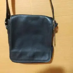 COACH　オールドコーチ　ヴィンテージショルダーバッグ　黒皮