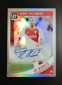 PANINI ユーリ・ティーレマンス 直筆サイン auto AS MONACO