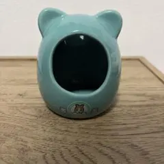青いクマ耳付き小動物ハウスのサムネイル