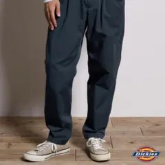 【Dickies】ネイビー チノパン テーパード イージー ディッキーズ 横山健のサムネイル
