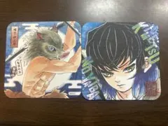 鬼滅の刃 コースター 2枚セット 嘴平伊之助 ジャンプショップ