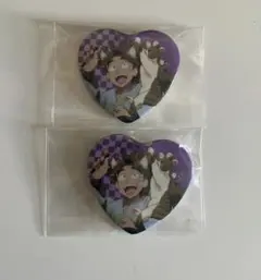 忍たま乱太郎 忍たま 竹谷八左ヱ門 ナンジャタウン ハート型缶バッジ