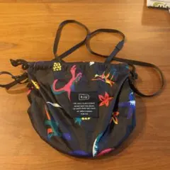 kiu カラフル動物柄 巾着型ショルダーバッグのサムネイル