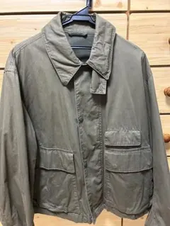 ユニクロU ユーティリティショートブルゾン　オリーブ