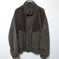 KEN VALIDO ブルゾン コーデュロイ 90s 刺繍 短丈 ブラウン LL