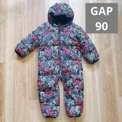 GAP 花柄　フード付き　ジャンプスーツ 90