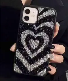 スマホケース iPhoneケース 韓国 ラインストーン ストーン ストラップ