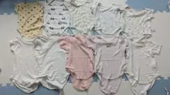 ベビー肌着 ロンパース 半袖 9点セット 80cm ユニクロ西松屋他